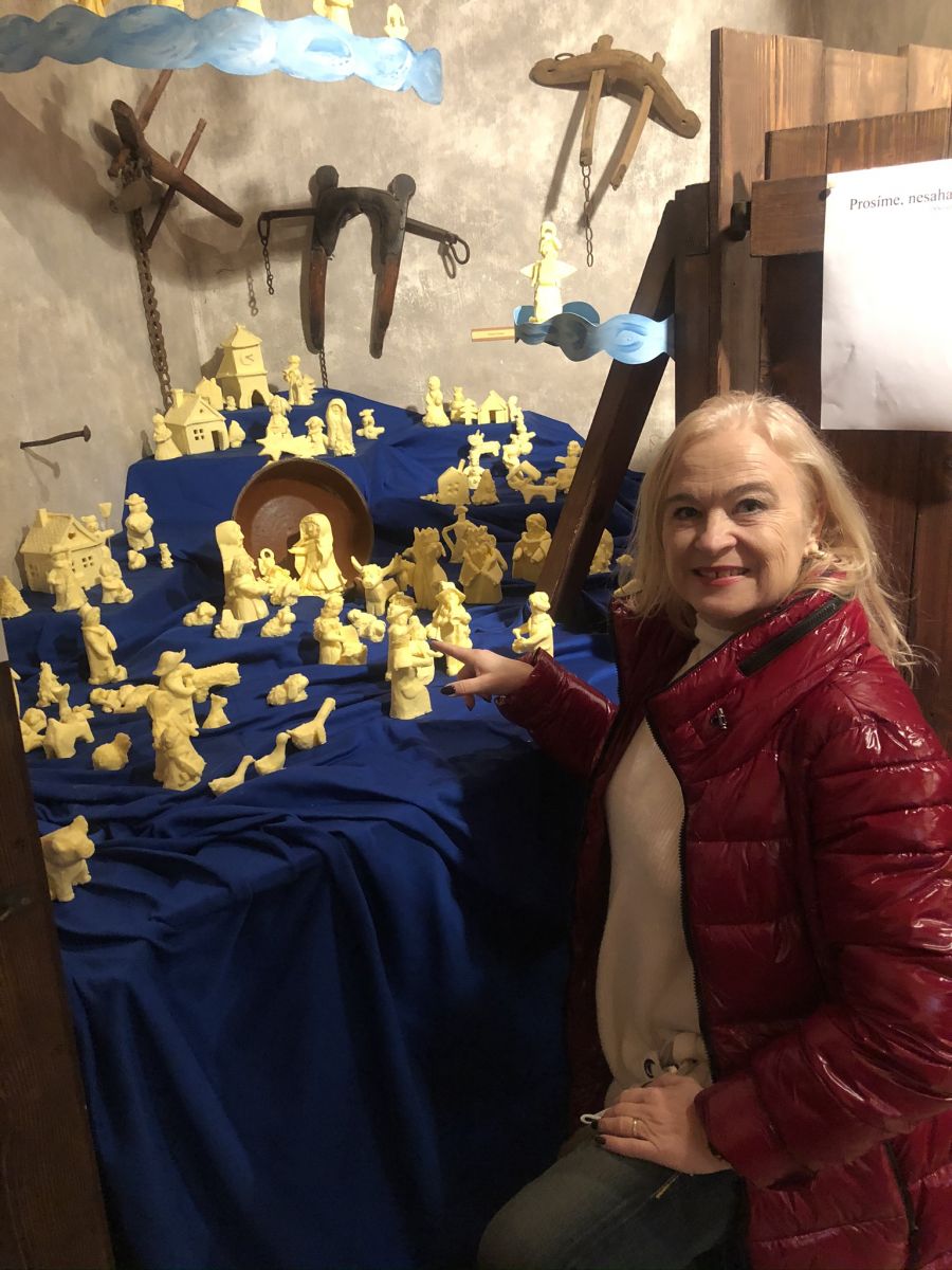 máslovice, betlém z másla, škola tyrkys