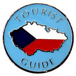 tourist guide, guide of prague, odznak průvodce 